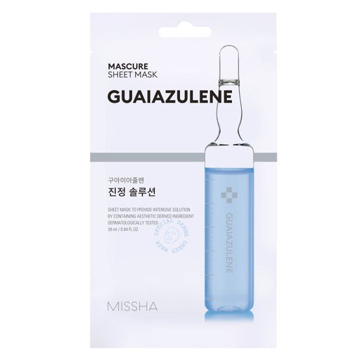 Maschera Viso Lenitiva e Rigenerante - Guaiasulene - Missha - 1