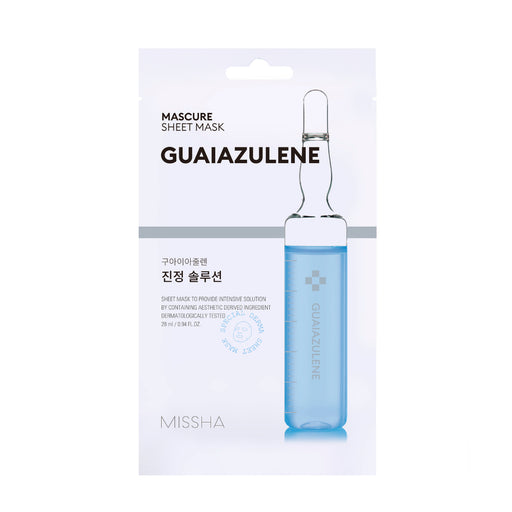 Maschera Viso Lenitiva e Rigenerante - Guaiasulene - Missha - 1