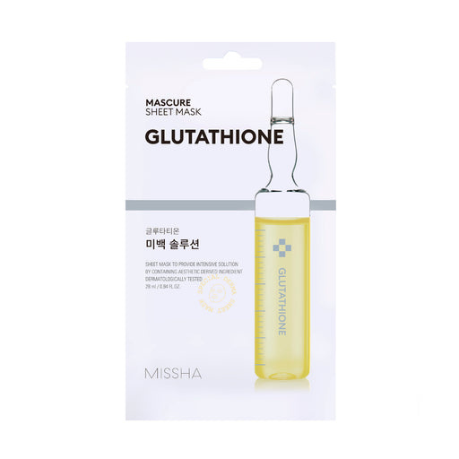 Maschera Viso Illuminante Whitening Solution - Glutatione - Missha - 1