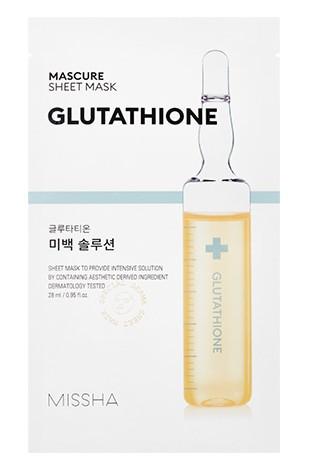 Maschera Viso Illuminante Whitening Solution - Glutatione - Missha - 1