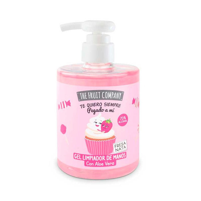 Gel Detergente Mani Idroalcolico - Fragola e Panna - The Fruit Company - 1