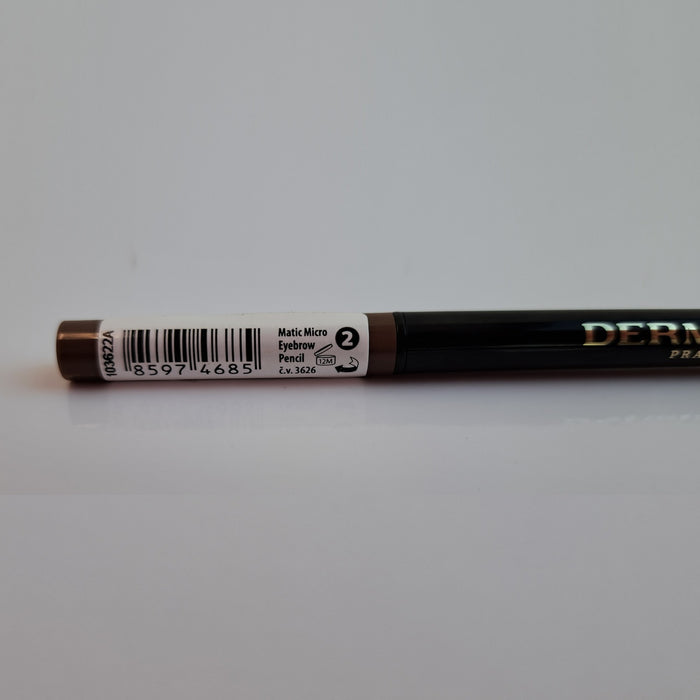 Dermacol Eyebrow Micro Styler Matita per sopracciglia automatica - Dermacol : 02 - 2