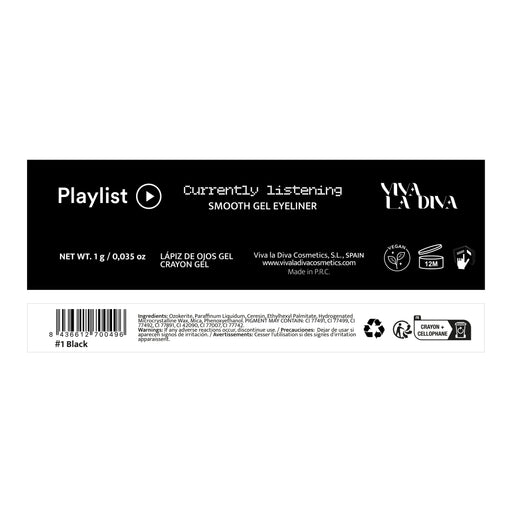 Playlist Viva la Diva Eyeliner in gel liscio - Viva la Diva - 1