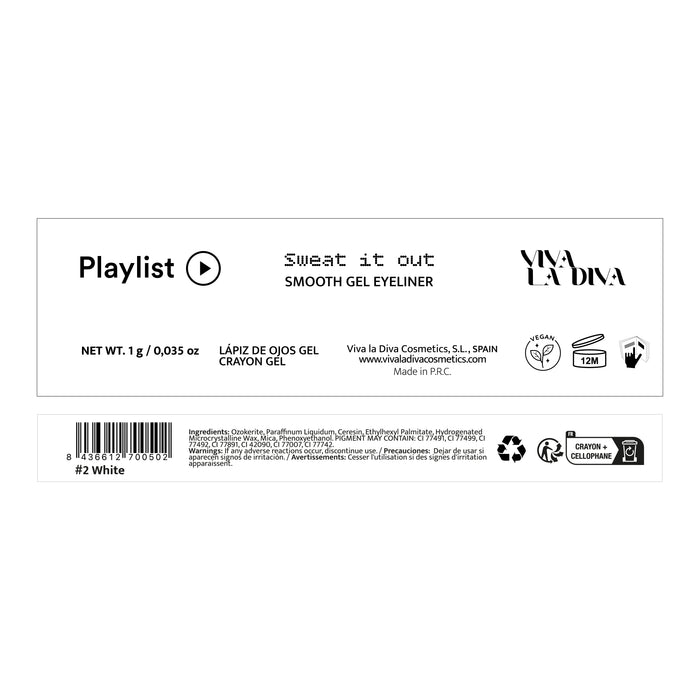 Playlist Viva la Diva Eyeliner in gel liscio - Viva la Diva : Sweat It out - 1