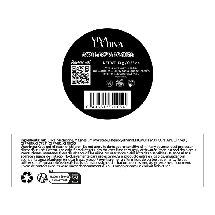 Viva la Diva Ex-perience Setting Powder - Ghosting - Viva la Diva : Polvos Translúcidos Ghosting - 1
