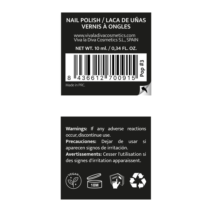 Smalto pop Viva la Diva Hot Trends - Viva la Diva : Burdeos - 1