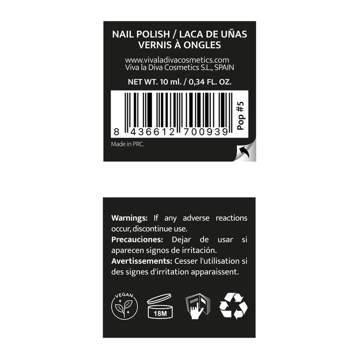 Smalto pop Viva la Diva Hot Trends - Viva la Diva : Vino - 1
