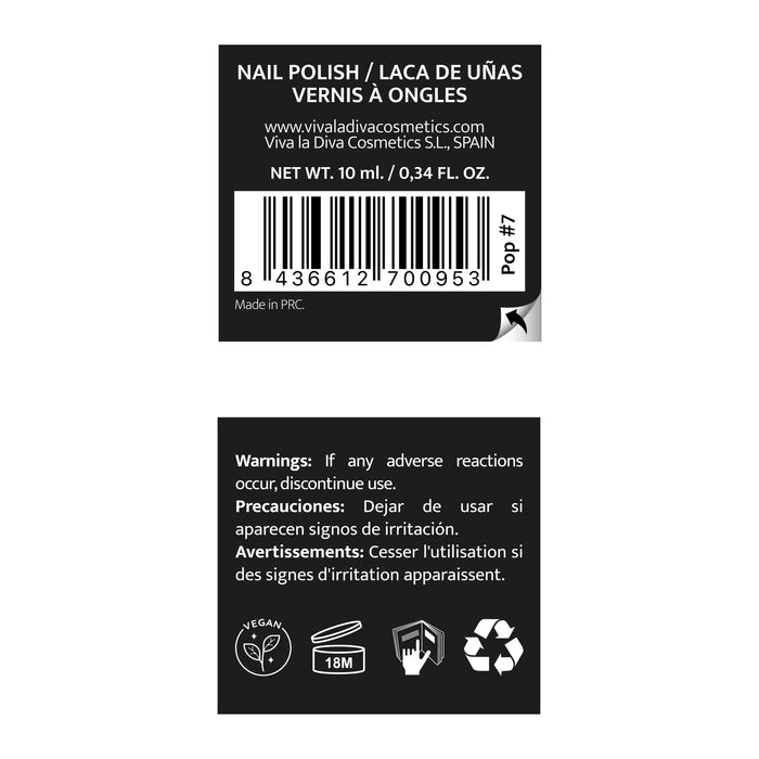 Smalto pop Viva la Diva Hot Trends - Viva la Diva : Granate - 1