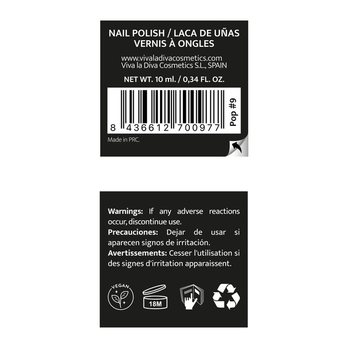Smalto pop Viva la Diva Hot Trends - Viva la Diva : Coral Oscuro - 1