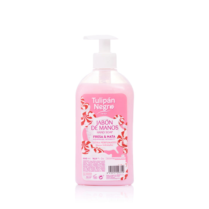 Sapone Liquido alle Fragole e Panna 500ml - Tulipan Negro - 1