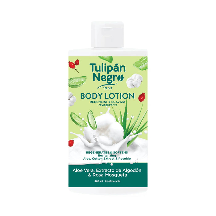 Crema Corpo con Aloe Vera, Cotone e Rosa Mosqueta 400ml - Tulipan Negro - 1