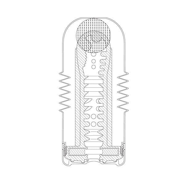 Masturbatore testa rotante - Tenga - 2