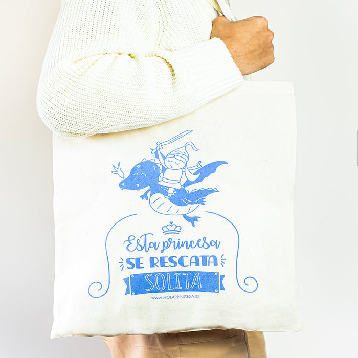 Tote Bag Principessa - Questa Principessa si salva da sola - Hola Princesa Diy - 2