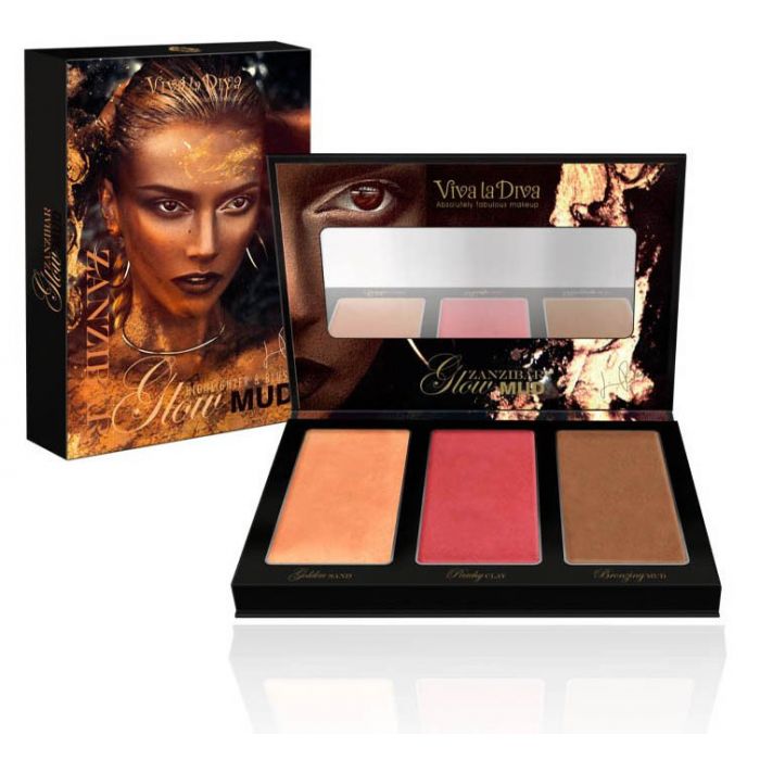 Palette viso - Zanzibar Glow Mud Highlighter - Viva la Diva - 1