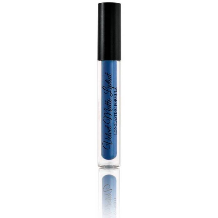 Rossetto liquido opaco - Rossetto liquido opaco vellutato - Viva la Diva : 13 Blueberry - 1