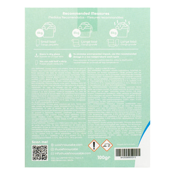 Detersivo per strisce biodegradabili - Ocean Breeze - Wash No Waste - 4