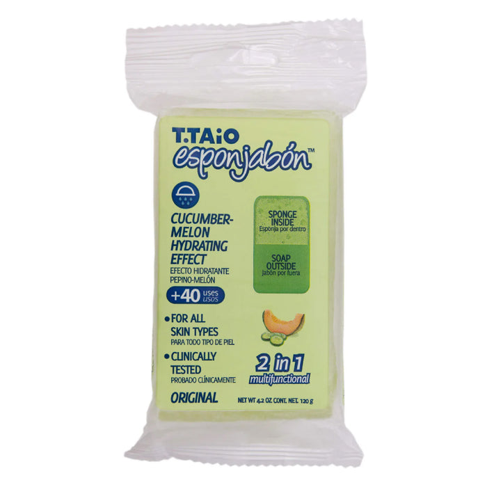 SpugnaSapone - Spugna + Sapone 2 in 1 - 120 grammi - T.taio : Pepino - 1