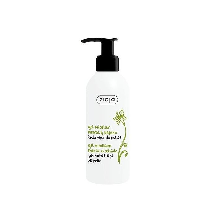 Gel Detergente Micellare Pelle mista/grassa 200 ml - Cetriolo e Menta - Ziaja - 1