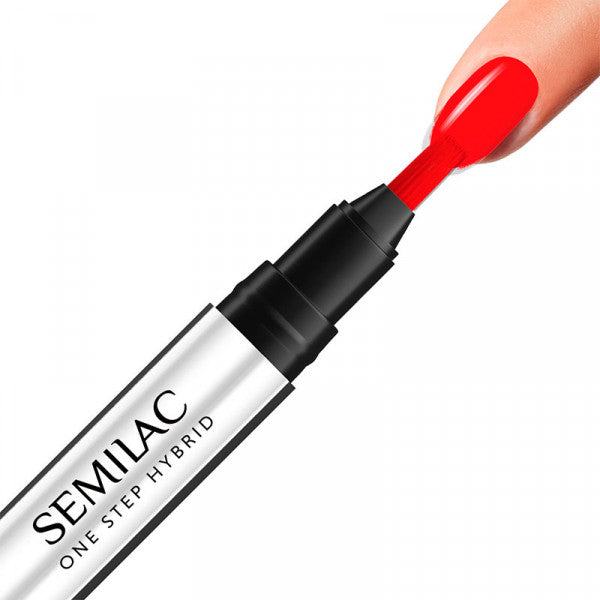 Marker Semipermanente One Step - Semilac: S530 Scarlet - 4