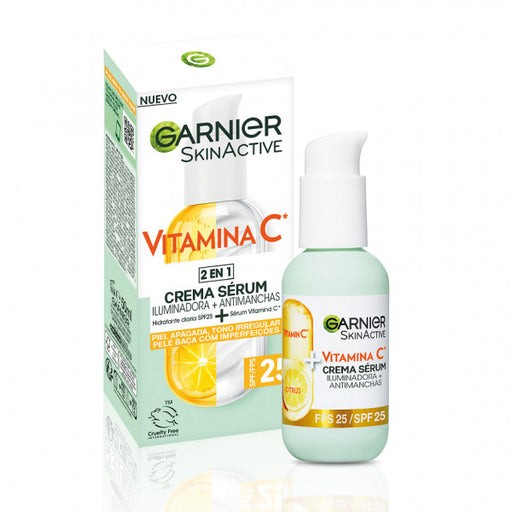 Crema Siero Illuminante Anti-Macchie alla Vitamina C Skin Active - Garnier - 1