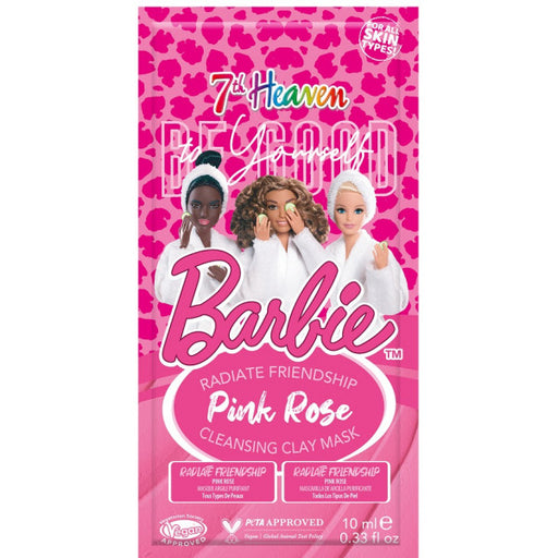 Barbie Rosa Pink Maschera Viso all'Argilla Rosa - Montagne Jeunesse - 1
