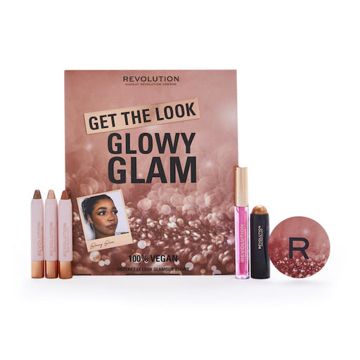 Get the Look Set Trucco Glowy Glam: Set 6 Prodotti - Make Up Revolution - 1