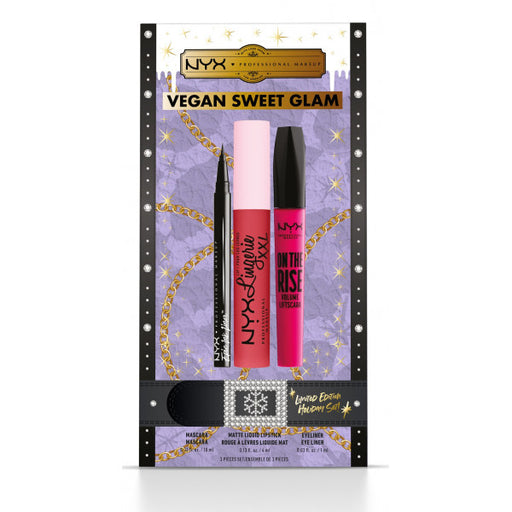 Vegan Sweet Glam Kit di Trucco Edizione Limitata: Set 3 Articoli - Nyx - 1