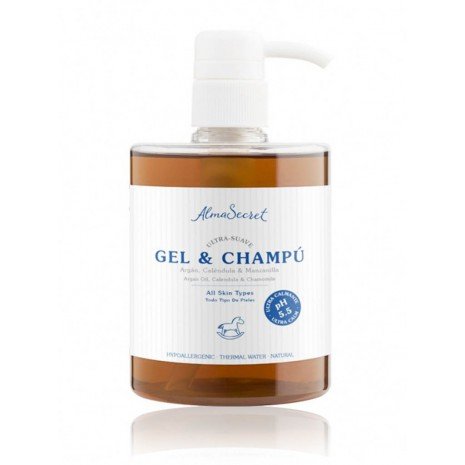 Gel-Shampoo Delicato - Argan, Calendula &amp; Camomilla - 500 ml - Alma Secret - 1