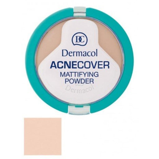 Polvo Matificante - Acnecover - Porcellana - Dermacol: Polvos matificantes acnecover - Porcelain - 1