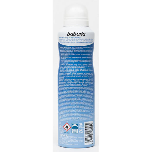 Deodorante Spray Skin Protect+: 200 ml - Babaria - 2