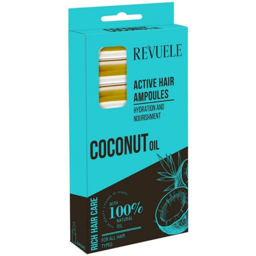 Fiale per capelli attivi all&#39;olio di cocco Fiale capillari - Revuele - 1