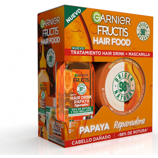 Pacchetto Hair Food Trattamento Hair Drink + Maschera per Capelli Danneggiati - Fructis - 1