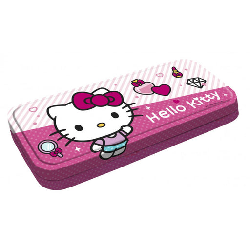 Estuche Metálico Maquillaje - Hello Kitty - 1