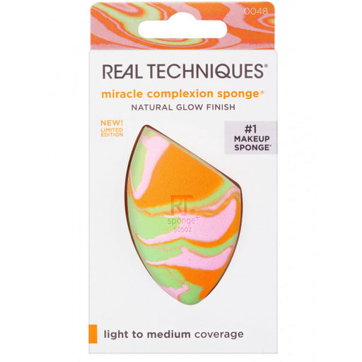 Spugna Swirl Neon Arancione - Real Techniques - 2
