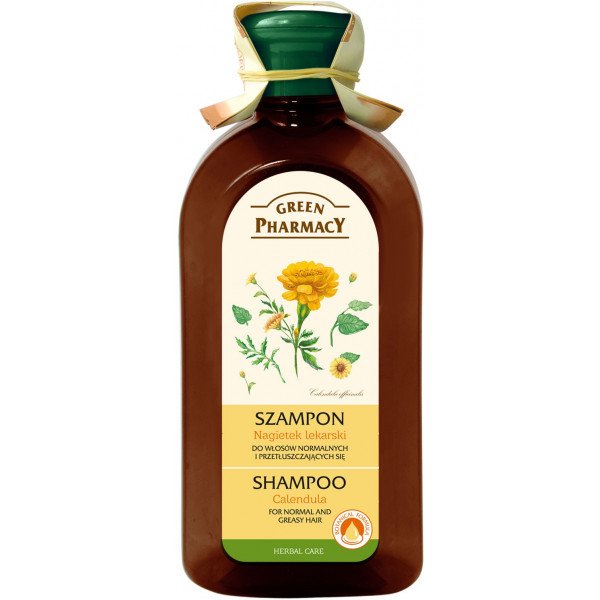 Shampoo alla calendula per capelli normali e grassi - Green Pharmacy - 1