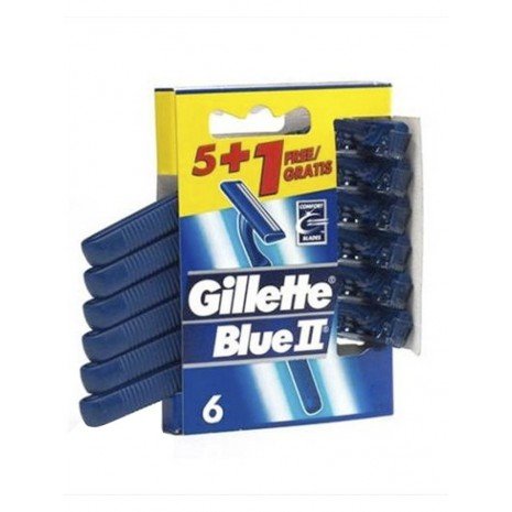 Maquinillas de Afeitar Desechables - Blueii Fija - 6 Uds - Gillette - 1