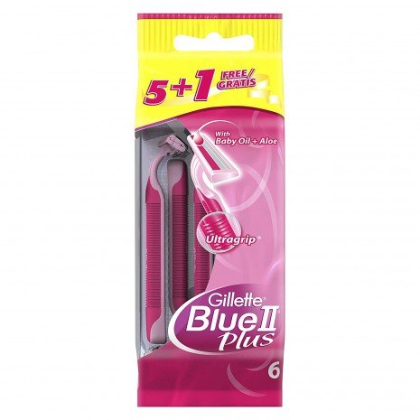 Maquinillas de Afeitar Desechables - Simply Venus Blueii Plus - 6 Uds - Gillette - 1