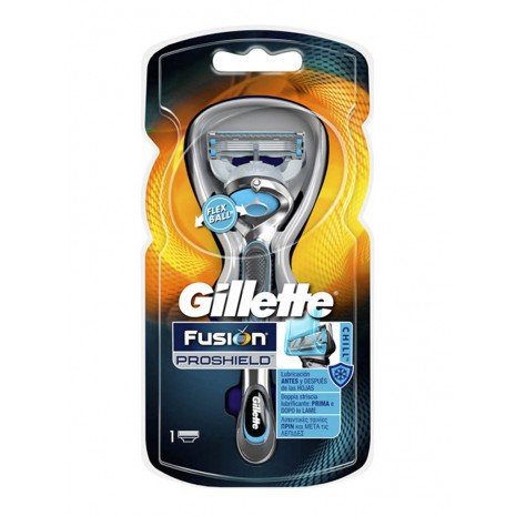 Maquinilla de Afeitar Desechable  Fusion Proshield Chill - Gillette - 1