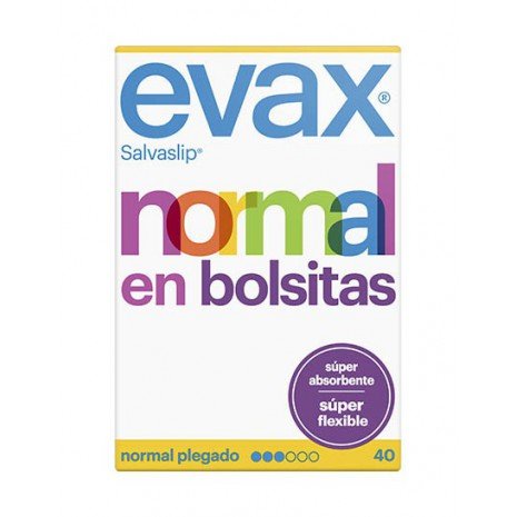 Protector Salvaslip Normal en Bolsitas 40 Uds - Evax - 1