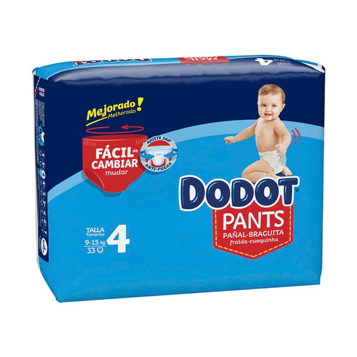 Pantaloni Pannolini Taglia 4 (9 - 15 Kg) - 33 Unità - Dodot - 1