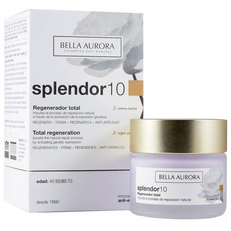 Splendor 10 Crema notte trattamento antietà - 50 ml - Bella Aurora - 1