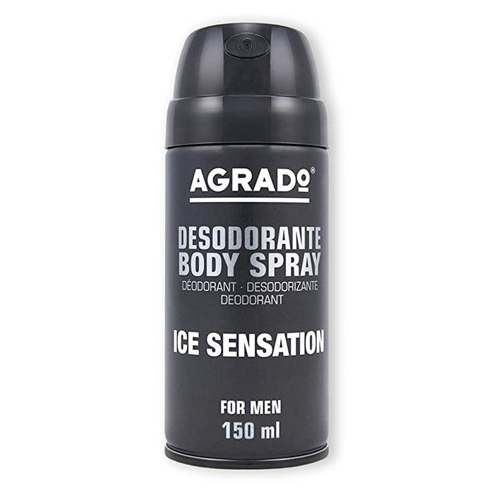 Deodorante spray per il corpo per uomo - Sensazione di ghiaccio - Agrado - 1