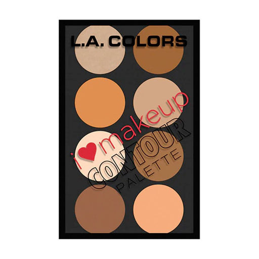 Tavolozza contorno viso I Heart Makeup - L.A. Colors: I Heart Makeup Contour Palette - Medium/Deep - 1