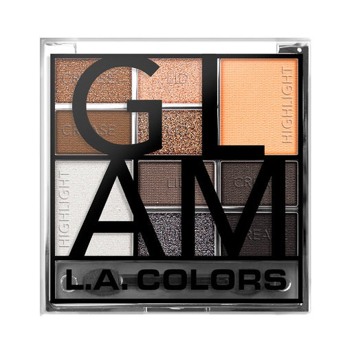 Palette di ombretti - Color Block - L.A. Colors: Color Block Eyeshadow - Cool Glam - 2