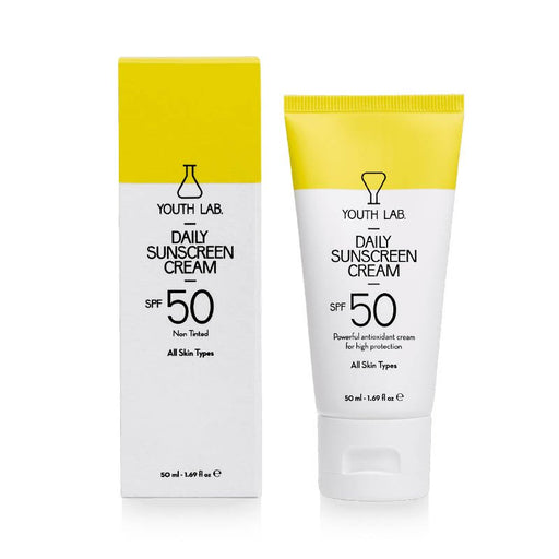 Crema solare - Crema solare quotidiana - Spf 50 - Tutti i tipi di pelle - Youth Lab - Youthlab - 1