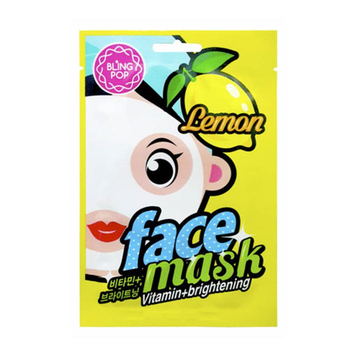 Maschera viso schiarente alla vitamina E con limone - Bling Pop - 1