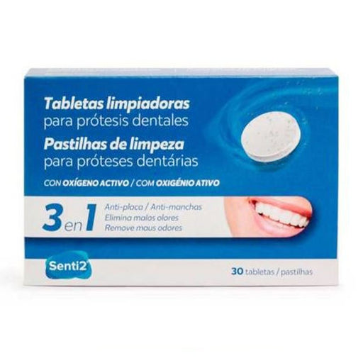Pastiglie detergenti per protesi dentarie - 30 unità - Senti2 - Senti-2 - 1