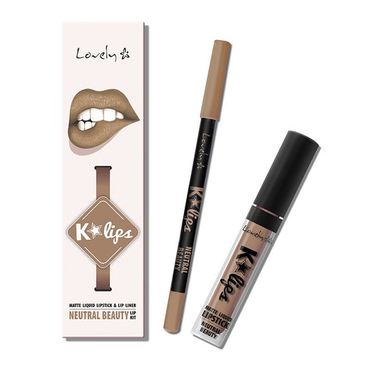 Matita labbra + Rossetto liquido K-lips - Lovely: set K Lips 4 - 2