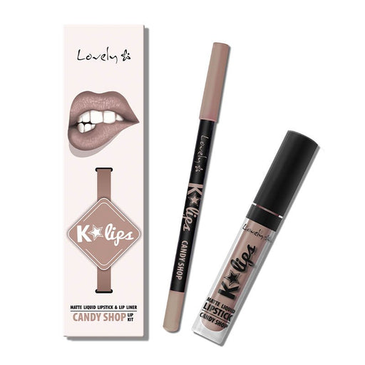 Matita labbra + Rossetto liquido K-lips - Lovely: set K Lips 6 - 1