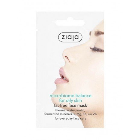 Maschera viso riequilibrante oil-free Pelle grassa - Microbiome Balance 7 ml - Ziaja - 1